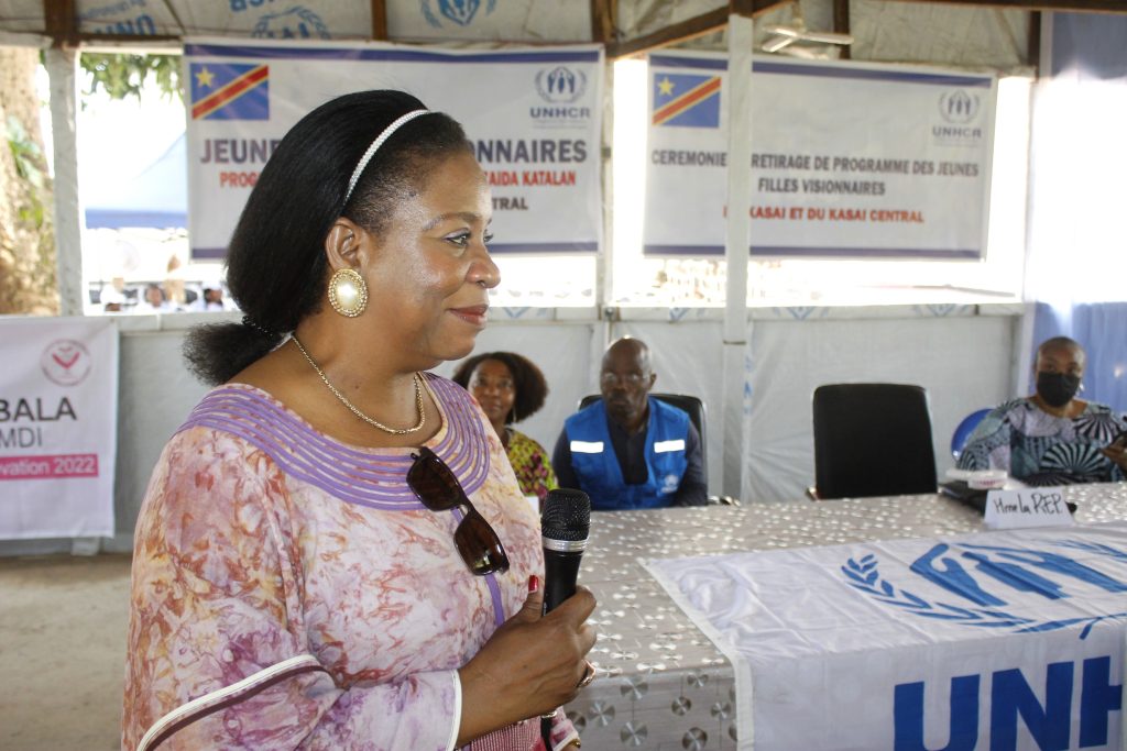 Kananga : La visite de la Représentante-pays de UNHCR à la Direction Générale de FMMDI, un réconfort pour la lutte de cette organisation en faveur des personnes relevant du Mandat de cette Agence de Nations-Unies.