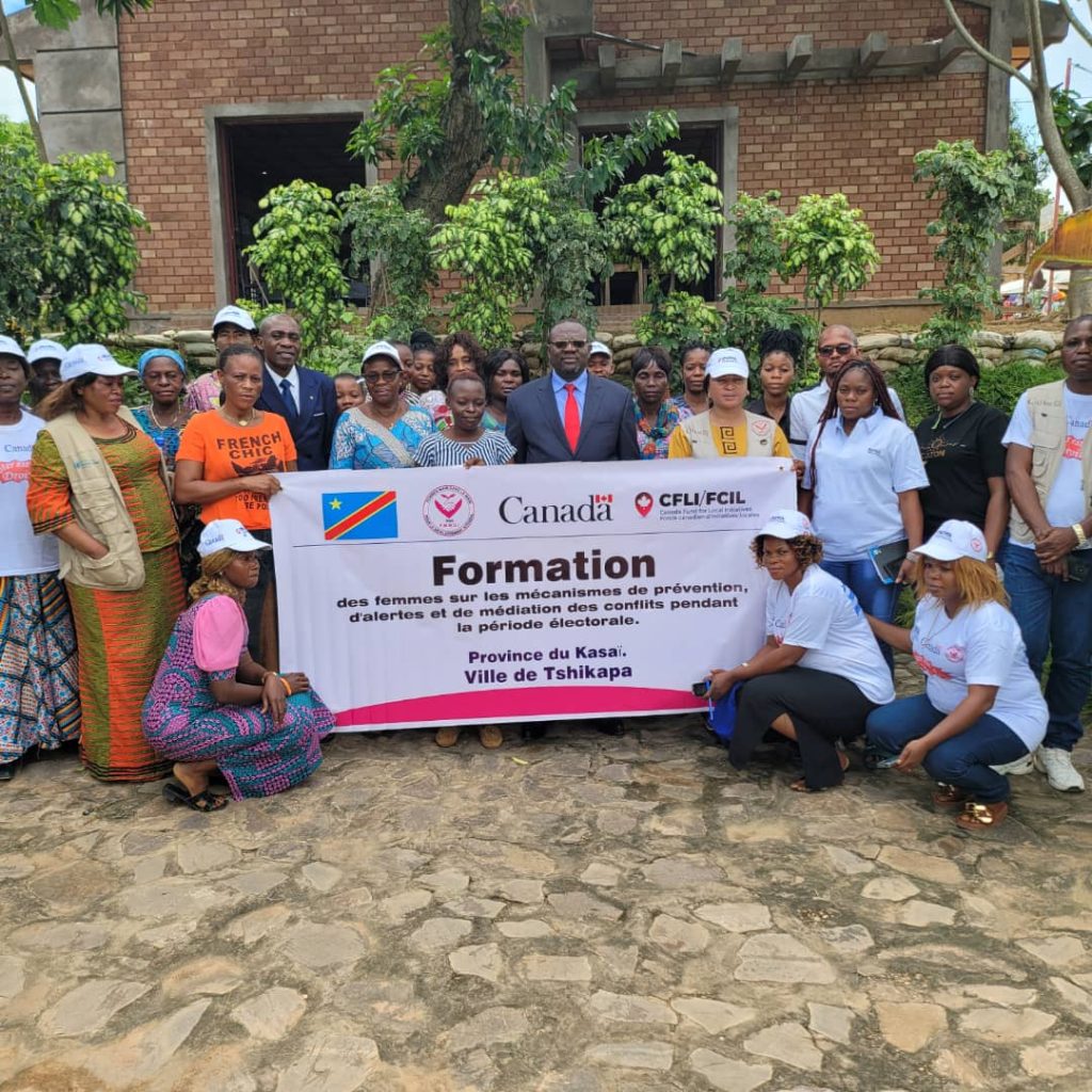 renforcement des capacités des femmes des associations féminines et des jeunes fille sur les mécanismes de préventions, d&rsquo;alerte et de médiations des conflits pendant la période électorale.s
