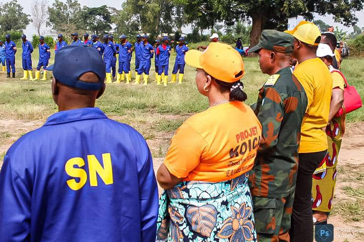 Kananga : Nous avons sensiblisé les jeunes bâtisseurs du Service National sur les VBG à Katuambi.