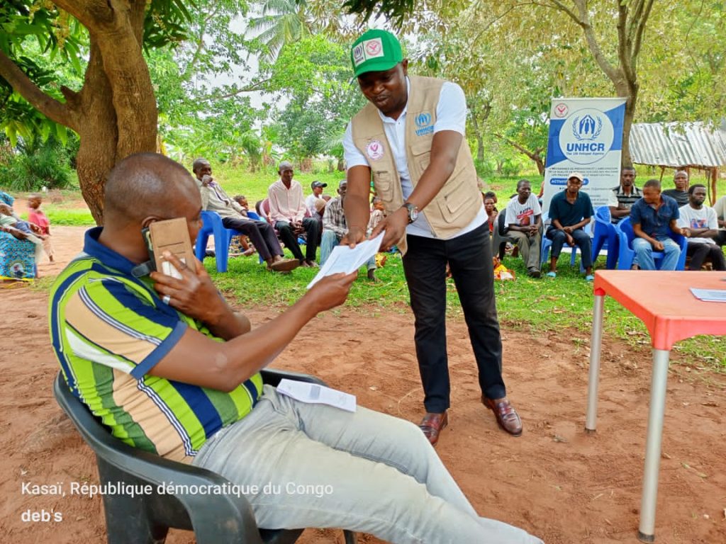 Prévention contre les VBG, le Groupement de Bimbadi incorporé dans la Ville de Tshikapa bénéficiaire d&rsquo;une sensibilisation sur l&rsquo;Acte d&rsquo;engagent des Autorités coutumières et leaders religieux de la Province du Kasaï signé en 2022 et autres lois usuelles.