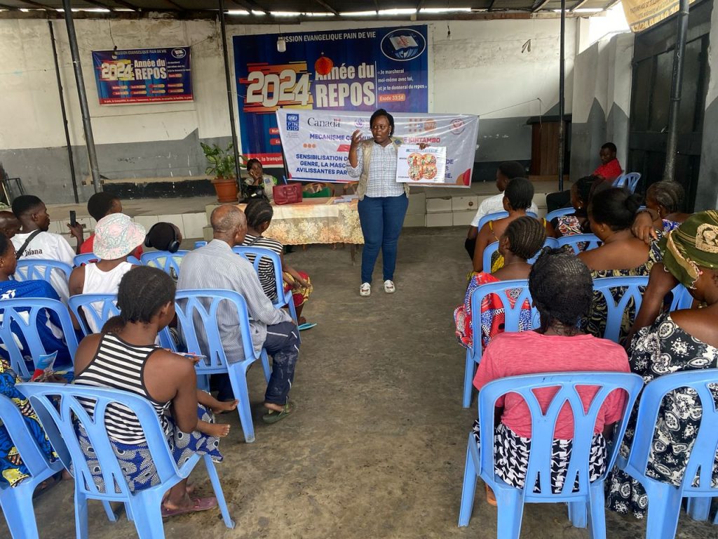 Kinshasa/Kintambo : les communautés des quartiers Nganda-Jamaïque et Lubudi-Luka sensibilisées aux droits de femmes et VBG 