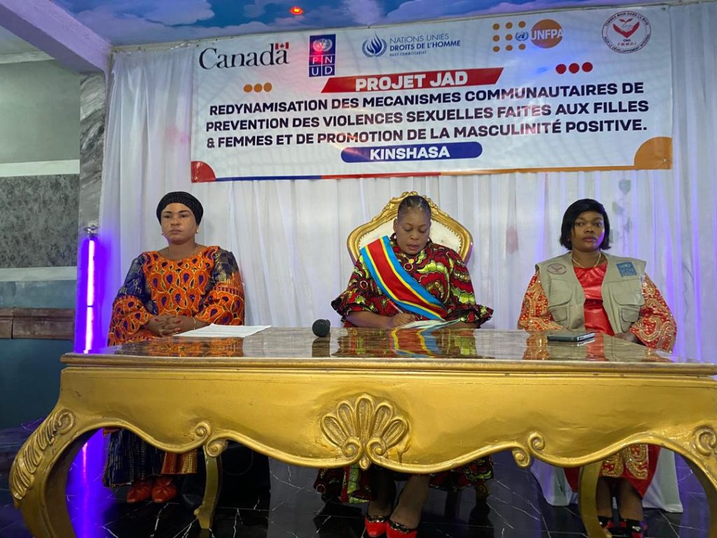 Kinshasa : l’ONG FMMDI en collaboration avec le PNUD sensibilise plus de 200 membres des mécanismes communautaires sur les VBG à N’djili