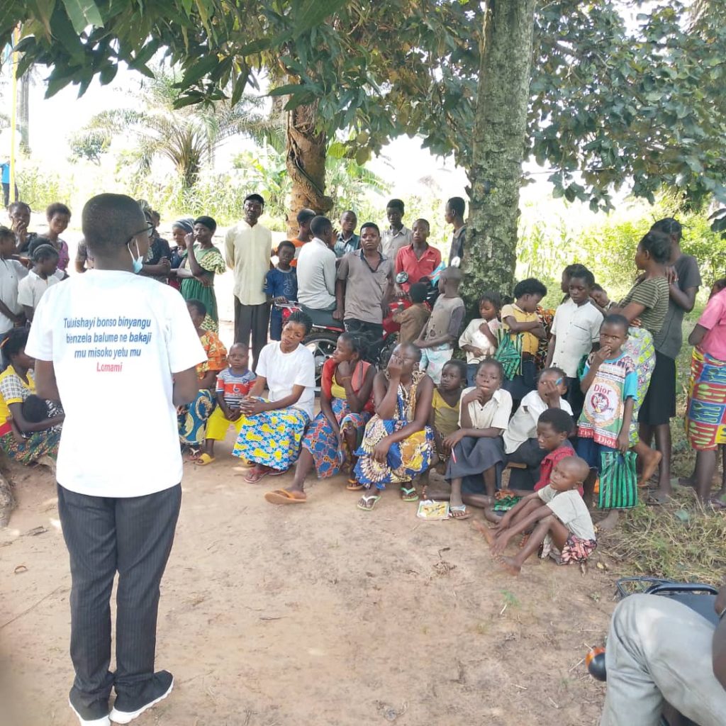Lomami : FMMDI-ONG sensibilise les communautés de Kanyiki Kapangu et Kanyiki Mutembu à la prévention des VBG
